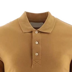 Polo de golf classique tricoté sur mesure pour homme OEM, polo décontracté à manches courtes avec boutons, collection printemps-été - Product Image 2