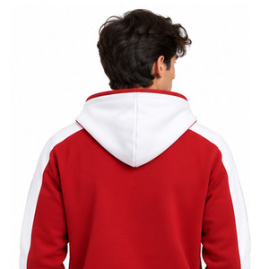 Sweat-shirts à fermeture éclair pour hommes en coton lourd 450 GSM 100% coton OEM ODM Vêtements de mode personnalisés Vêtements décontractés haut de gamme Fermeture éclair sur le devant - Product Image 5