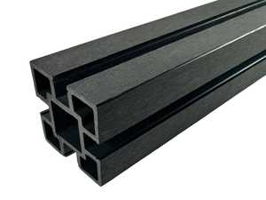 Black Aluminum Profile 50.8x50.8mm 90 Degree Angle <b>Corner</b> <b>Bracket</b> <b>for</b> Structural Assembly - Product Image 3