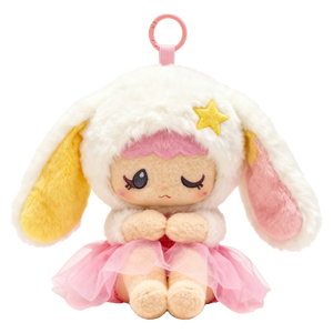 Porte-clés Lapin <span class=keywords><strong>en</strong></span> Peluche Thème <span class=keywords><strong>Carotte</strong></span> Orange avec Robe à Pois Vert et Nœud Rouge, Poupée Mignonne Qui Cligne <span class=keywords><strong>de</strong></span> l'Œil, Breloque <span class=keywords><strong>de</strong></span> <span class=keywords><strong>Sac</strong></span> pour Enfants, Cadeau <span class=keywords><strong>de</strong></span> Pâques - Product Image 3