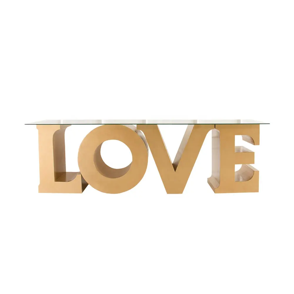 Personalizzato dalla A alla Z lettera d'amore tavolo da matrimonio amore tavolo per la decorazione di nozze mobili per Hotel