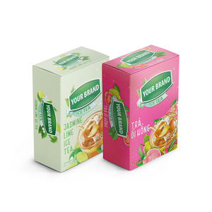 Boîte d'emballage de thé instantané de meilleure qualité, saveur fraise, thé glacé à la pêche avec marque privée certifiée - Product Image 5