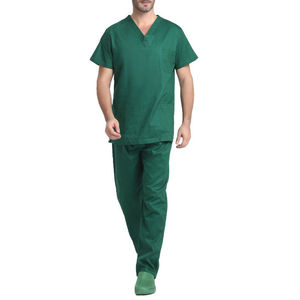 Spandex Polyester men Hospital Medical Scrubs Uniforms Customized Comfortable Short Sleeve Hospital <b>Nurse</b> Scrubs Uniform - Product Image 4