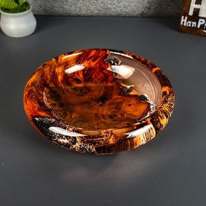 Bol à salade de fruits jetable en résine classique polie transparente pour la décoration de fête et de la maison, personnalisation disponible, nouveau design disponible - Product Image 5