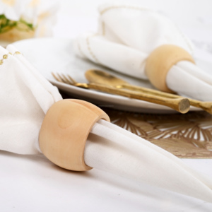 New Arrival Wood Napkin Rings Factory Direct Wholesale Table <b>Tissue</b> Holder Paper Party Decoration for <b>Weddings</b> - Product Image 4