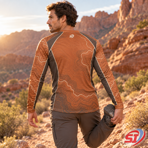 Custom Men’s Long Sleeve Activewear T <b>Shirt</b> Breathable Running Sports Apparel - Product Image 3