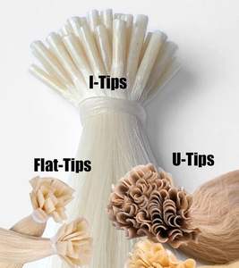 Extensiones de cabello humano sin procesar de Punta 100% de alta calidad, rizado suelto para mujeres negras - Product Image 5