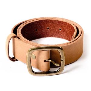 Cinturón de Cuero Personalizado con Hebilla de Acero, Transpirable, Impermeable, Estilo Vintage, Informal de Negocios para Hombre, de Alta Calidad - Product Image 6