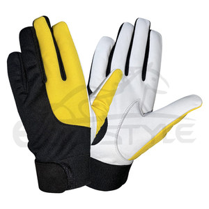 Guantes de Trabajo de Piel de Cabra, Resistentes al Calor, Antideslizantes, para Mecánicos, Uso Industrial, Personalizables OEM - Product Image 1