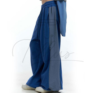 Pantalones de hombre de forro polar de doble cintura, holgados, casuales, de corte suelto, estilo acampanado, streetwear, hechos en Pakistán, ¡los más vendidos! - Product Image 2