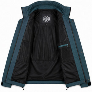 Men's Windbreaker <b>Jacket</b> Custom Printed <b>Lightweight</b> <b>Waterproof</b> Breathable Outdoor Fitness Hiking <b>Running</b> OEM ODM Wholesale - Product Image 6
