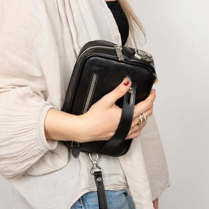 Bolso de mano de cuero genuino de primera calidad al por mayor, organizador de noche con interior espacioso y estilo lujoso a la moda a bajo precio. - Product Image 2