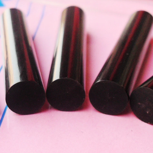Natural Buffalo Horn Rod Round <b>Black</b> <b>Polished</b> Durable Craft Material for Knife Handle Pen Turning Cane Making - Product Image 5