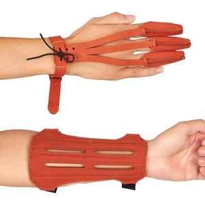 Guante de tiro con arco de ajuste cómodo para tiro recreativo con arco, con forro de tela transpirable para mantener las manos frescas y secas durante el verano - Product Image 1