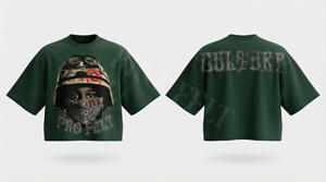 Camiseta de Hombre 2026, Popular, con Diseño de Logotipo de Marca Personalizado, Cómoda, Transpirable, Estilo Hip Hop Urbano, Hombros Caídos, Impresión Digital - Product Image 3