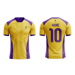 Camiseta de Fútbol Americano Personalizada al por Mayor, 100% Poliéster, Transpirable, Elástica, Sublimada, Camiseta de Fútbol Personalizada - Product Image 6