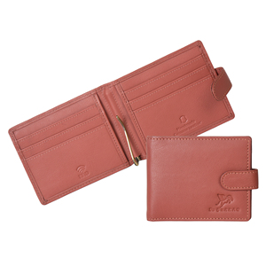 Refined Brick Genuine Leather <b>Mens</b> Money Clip <b>Wallet</b> Snap Lock Bifold Card Holder <b>RFID</b> Protected Compact Premium Leather <b>Wallet</b> - Product Image 3