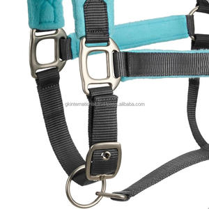 Sangle en nylon confortable de qualité supérieure licou de cheval en nylon léger dans beaucoup de couleurs et de tailles avec du matériel de fer - Product Image 5