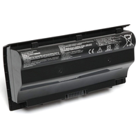 Batterie d'ordinateur portable A42-G75, batterie compatible pour ASUS G75V G75VW G75V 3D G75VM, batterie interne A42-G75 14.4V 5200MAH pour Asus