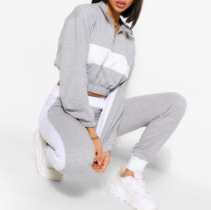 Vêtements de sport personnalisés avec logo, ensemble de survêtement confortable pour femmes, ensemble de survêtement sportif, survêtement avec logo, ensemble de vêtements de sport - Product Image 3