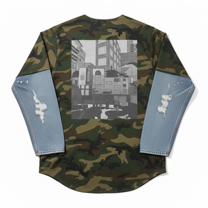 Maillot de baseball de haute qualité USA Europe Tendance Streetwear Hip Hop Mode T-shirt de baseball vierge OEM Faible MOQ Usine - Product Image 3