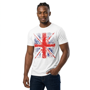 Camiseta Blanca de Manga Corta para Hombre con Estampado, Cuello Redondo, Corte Regular, Algodón Jersey - Product Image 4