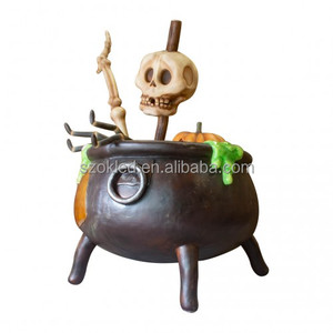 Chaudron de sorcière géant Maison d'oeufs de Pâques Chaise en chocolat Ours Lapin blanc Panier d'oeufs de Pâques Oeufs d'arbre Lapin assis Carnivore - Product Image 4