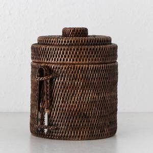 Cubo de hielo premium de gran capacidad, nevera portátil de ratán para carrito de bar, encimera de cocina, precio económico - Product Image 4