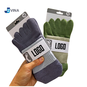 Chaussettes de course athlétiques respirantes à 5 orteils avec logo personnalisé JZVINA - Product Image 3
