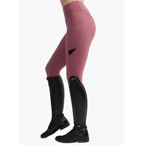 High Quality 4-way Stretch Horse Riding Breeches <b>Leggings</b> Tights <b>Equestrian</b> Wear Pants on Technical Fabric with Soft Feel - Product Image 2