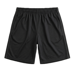 Custom LOGO Men's Casual Polyester Men's Shorts Workout Breathable Sports Shorts <b>Elastic</b> Waist Summer Side Thin Stipes - Product Image 2