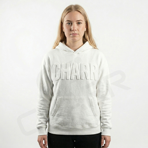 Ropa de Moda, Sudaderas Unisex con Logotipo Personalizado en Relieve 3D, 100% Algodón, Peso Pesado, Ropa de Calle de Lujo para Invierno, Venta al Por Mayor - Product Image 1