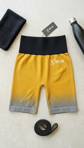 Shorts de sport respirants à taille élastique pour femmes, shorts de fitness taille haute pour le yoga, en nylon/coton - Product Image 6