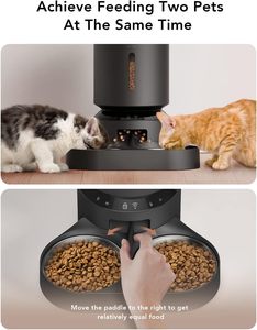 PETLIBRO Comedero Automático para Gatos de 5L con Conectividad WiFi 5G, Control por Aplicación y Dispensador de Comida Seca Programable - Product Image 4