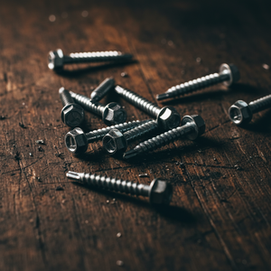 <b>Galvanized</b> Carbon Steel Hex Washer Head Fasteners-Class 4.8 & 6.8 Grade Inch Coarse Thread Self-Tapping <b>Screws</b> - Product Image 3