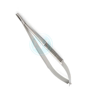 Tijeras Quirúrgicas para Córnea, Puntas Curvas y Obtusas, Acero Inoxidable - Product Image 5