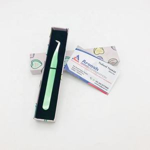 Pinces à épiler russes en acier inoxydable de haute qualité pour extensions de cils, pointe pointue, durables, vente en gros - Product Image 4