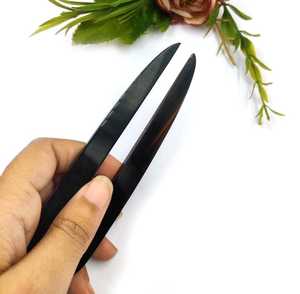 กิ๊บติดผมทำจากเขาสัตว์ขัดเงา ดีไซน์ไม่ซ้ำใคร เป็นมิตรต่อสิ่งแวดล้อม ทำด้วยมือ ทนทาน น้ำหนักเบา สไตล์รักโรแมนติก สำหรับผู้หญิง HUMAYUN WORLD CRAFTS - Product Image 1