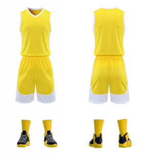 Uniforme de baloncesto reversible barato por sublimación, 100% poliéster de malla, transpirable, para hombre y mujer, conjuntos de camisetas de baloncesto para verano - Product Image 3