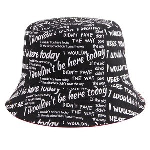 Custom Wide Brim <b>Reversible</b> Adjustable Cartoon Embroidery Logo <b>Bucket</b> <b>Hats</b> Pure Cotton Unisex - Product Image 5