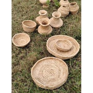 Jarrón Decorativo de Yute Enrollado Hecho a Mano, Ecológico, de Fibra Natural, Estilo Rústico Boho, Decoración para el Hogar, Sala de Estar, Dormitorio, Oficina - Product Image 3