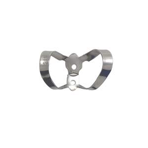 Pinza para Dique de Goma Fig.211, Acero Inoxidable, Autoclavable, Resistente a la Corrosión, Agarre Ergonómico, Plateado, Certificado CE, Meditech MI-4-359 - Product Image 1