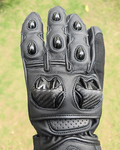 Guantes de Motociclismo Personalizados OEM con Protección Rígida en los Nudillos, Función de Pantalla Táctil y Palma Reforzada para Carreras - Product Image 3