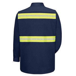 Camiseta Polo de Seguridad Reflectante de Alta Visibilidad para Hombre, Ropa de Trabajo 100% Poliéster, Nailon y Spandex, Logotipo y Color Personalizados - Product Image 2