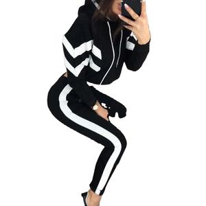 Vêtements pour femmes Ensemble de survêtements deux pièces Vêtements de sport Ensemble 2 pièces pour femmes Tendance - Product Image 3