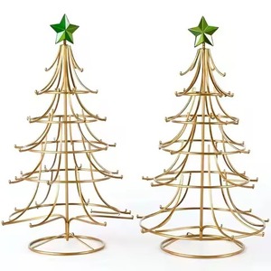 Decorative Iron <b>Christmas</b> <b>Tree</b> <b>Table</b> Top Showpiece Premium Winter Home Decoration - Product Image 1