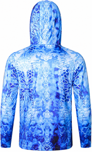 SHH 2026 Nueva Camisa de Pesca con Capucha de Manga Larga Unisex, Talla Grande, Estampado Geométrico, UPF 50, 100% Poliéster, Secado Rápido, Transpirable, para Verano - Product Image 5