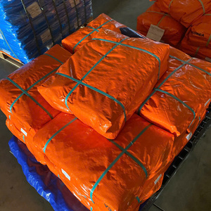 Lona de Polietileno Naranja Resistente, Impermeable, Resistente a los Rayos UV y al Viento, para Uso en Exteriores, Agricultura, Construcción y Transporte - Product Image 3