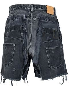 Shorts en jean vintage pour hommes, style cargo, coton confortable, séchage rapide, vêtements décontractés d'été, 220g, vente en gros, fabricant d'usine, pas cher - Product Image 6