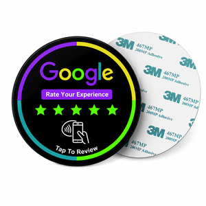 Tarjeta NFC de PVC Personalizada para Reseñas de Google, Tarjeta Inteligente con Código QR para Marketing de Reseñas de Negocios - Product Image 3